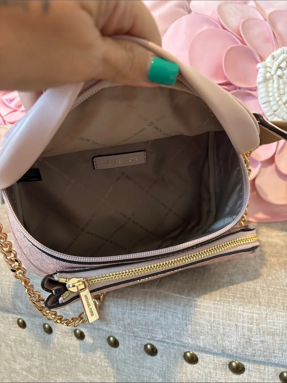 Michael Kors  pink Bum bag 🌸